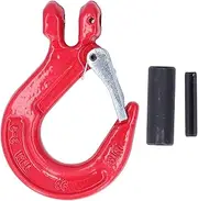 Forged Steel Clevis Slip Hook with Safety Latch,Industrial Grade Alloy Steel Safety Hook - Heavy Duty Winch Clevis Slip Hook for Towing and Lifting in Various Applications (5.3T)