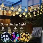 100/200 LED Solar Globe String Lights for Outdoor Party & Garden Decor