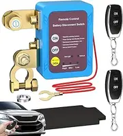 Battery Disconnect Controller, 12v Battery Isolator, Remote Control Disconnector, Quick Disconnect Controller, Easy Installation for Quickly Disconnecting The Battery (1 Piece)