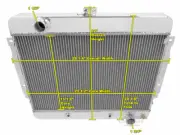 RC Champion 3 Row Radiator W/ 12" Fans and Shroud for 1969 1970 Chevrolet Impala (for: Chevrolet)