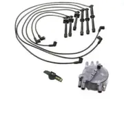 Ignition Spark Plug Wires Distributor Cap & Rotor for Mazda 626 MX-6 2.5L 95-97 (for: Mazda)