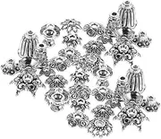 YOSADIER 1 Bead-Separated Flower Holder Accessories Beads Jewelry Bracelets Bead End Caps Bead Spacers for Bracelets Supplies Charm Spacers for Necklace Metal Spacers Alloy