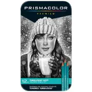 Prismacolor Premier Turquoise Sketching Pencils Soft 12 Pack