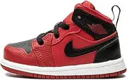[Nike] Toddler's Jordan 1 Mid Reverse Bred Gym Red/Black-White (640735 660) - 8