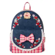 Loungefly Strawberry Shortcake Denim Gingham Mini Backpack