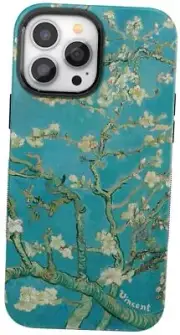 iPhone 13 Pro Floral Case | Van Gogh | Blue Awakening | Almond Blossom