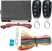 XUKEY Car Central Locking Universal Keyless Go Retrofit Keyless Access System Car Door Lock Keyless Entry System with 2 Remote Control Kit