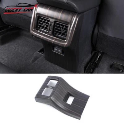 Peach Wood Grain Rear Air Outlet Vent Cover Trim For Toyota Venza Harrier 20-22 (for: Toyota)