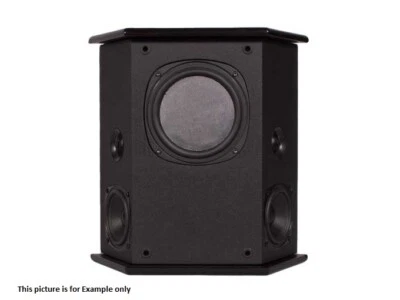 Phase Technology PC-SURR-IIWH 5.25in 3-Way Switchable Bi-/Dipole Speaker/White