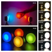 RGB LED Video Light Video Studio Led Lantern Working Emergency Lamp for Photo