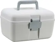 Generic Medicine Storage Box First Aid Case Portable with Handle Container Organizer for Arts Crafts Cosmetic Car Workplace Emergency