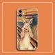 復古油畫兔子適用于iphone13手機殼11蘋果12Pro硅膠xr保護套xsmax軟殼
