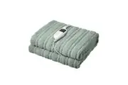 Bedra Electric Blanket Washable Throw Rug Sherpa Coral Fleece Green