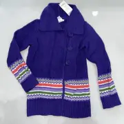 New Gymboree Falling For Feathers Purple Sweater Top Girls 5-6