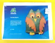 Vintage LeeWards Owl Bean Bag Kit 14-45865 Lee Wards Kids Crafts Craft Kit