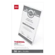 Office Depot Brand Laminating Pouches, Legal Size, 3 Mil, 9" x 14.5", 50-Pk