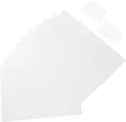 KALLORY 100 Sheets Adhesive Labels for Handwriting Printing Labels Sheet Matte for Address Mailing Electric Appliance Use Strong Adhesion for Office Logistics