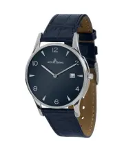 JACQUES LEMANS Men Quartz Casual Watch Classic Dress Blue Dial Waterproof Round