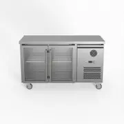 FED-X Undercount Double Door Bench Fridge XUB6C13G2V 170L