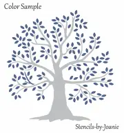 Joanie Stencil Tree Life Family Roots Grandchildren Reunion Home Decor Art Signs
