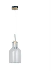 [Oriel Lighting] 17cm Holbeck Scandinavian Glass Pendant Light