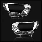 Car Headlight Cover Headlamp Shell Transparent Lampshade Replace Original Lamp Shade Glass Lens Compatible for Toyota RAV4 RAV 4 2016 2017 2018 2019(2PCS Left and Right)