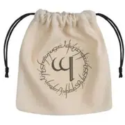 [Q-Workshop] Q Workshop Elvish Dice Bag Beige and Black