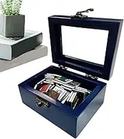 Generico Small Bookshelf, Miniature Bookshelf, Small Desk Bookshelf for Books and Decor, 9.5x7x5cm Book Lovers Decorative Box for Holidays, Miniature Bookshelf for Family and Friends, Book Collectors