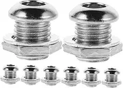 Kisangel Drum Vent Hole Screw Set 8pcs for Snare Drum Air Vent Accessories Easy Install High Stability