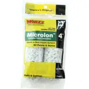Whizz Microlon 4 In. x 3/8 In. Specialty Roller Cover (2-Pack) 73011 Whizz