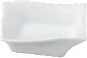 Yamashita Kogei 962634409 Small Bowl, Flare, White Porcelain, 3.3 x 1.1 inches (8.3 x 2.8 cm)