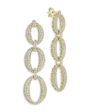 Sterling Forever Whitney Drop Earrings