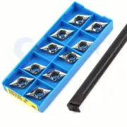 S16Q-SDWCR11 16mm CNC Indexable Boring Bar Turning Tool Holder +10Pcs DCGT11T304