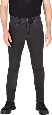 Knox Colton Motorcycle Jeans, black-grey, Size S for Men Black Grey