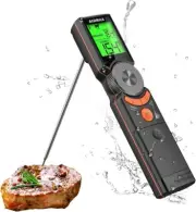 Thermometer BBQ Smoker Grill Smart Instant Read Digital Backlit Waterproof Meat