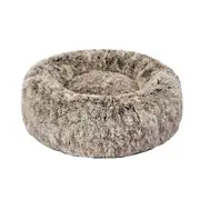 Brown Calming Pet Bed Dog Cat Sleeping Comfy Cave Washable