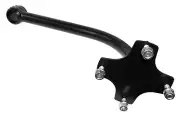 Bed Mount Spare Tire Carrier For Polaris RZR XP 4 Turbo 2016-2021 Black