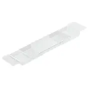 Bathtub Shelf Multifunction Luxury Slip Resistance Grip Expandable Bath Tray for Bathtub Transparent