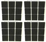 36 Foam Rubber Furniture Floor Scratch Protector Bumper Pads Non-Skid Self Stick