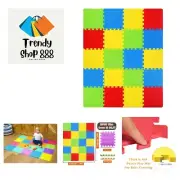 Kids Puzzle Play Mats, 20pcs Extra Large Colorful Foam Flooring Tiles, Interl...