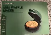 Ambiano Mini Waffle Maker -Christmas Tree New In Box