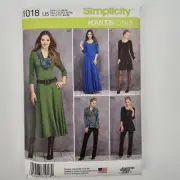 Simplicity 1018 Size 16 - 24 Knits Only Pants Cowl Sewing Pattern