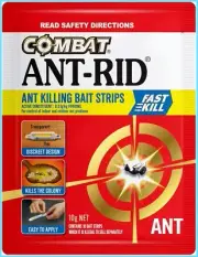 Combat Ant-Rid Bait Strips, with Fast Kill Action, Insecticides, 10g, 10 Pack