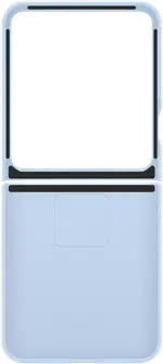 Samsung Galaxy Flip6 Silicone Case with Ring Blue