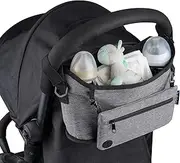 Pram Organiser Pram Bag Grey