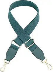 Purse Strap Wide Shoulder Straps Solid Color Cotton Webbing Pu Leather Adjustable Shoulder Messenger Bag Strap Accessory Straps