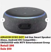 MTV swag- amazon echo dot 3rd generation