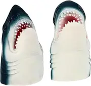 Kisangel 2Pcs Shark Hand Puppets for Educational Figure Gloves Soft Puppets for Imaginative Play Safe for Home School and Group Activities