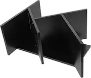 DOITOOL Desktop Bookcase Organizer Tree Shape Bookshelf Storage Rack for Books Magazines and Files Easy Assembly Stylish Design for Home Office Study Use Walnut Color