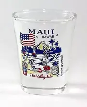 MAUI HAWAII GREAT AMERICAN CITIES COLLECTION SHOT GLASS SHOTGLASS